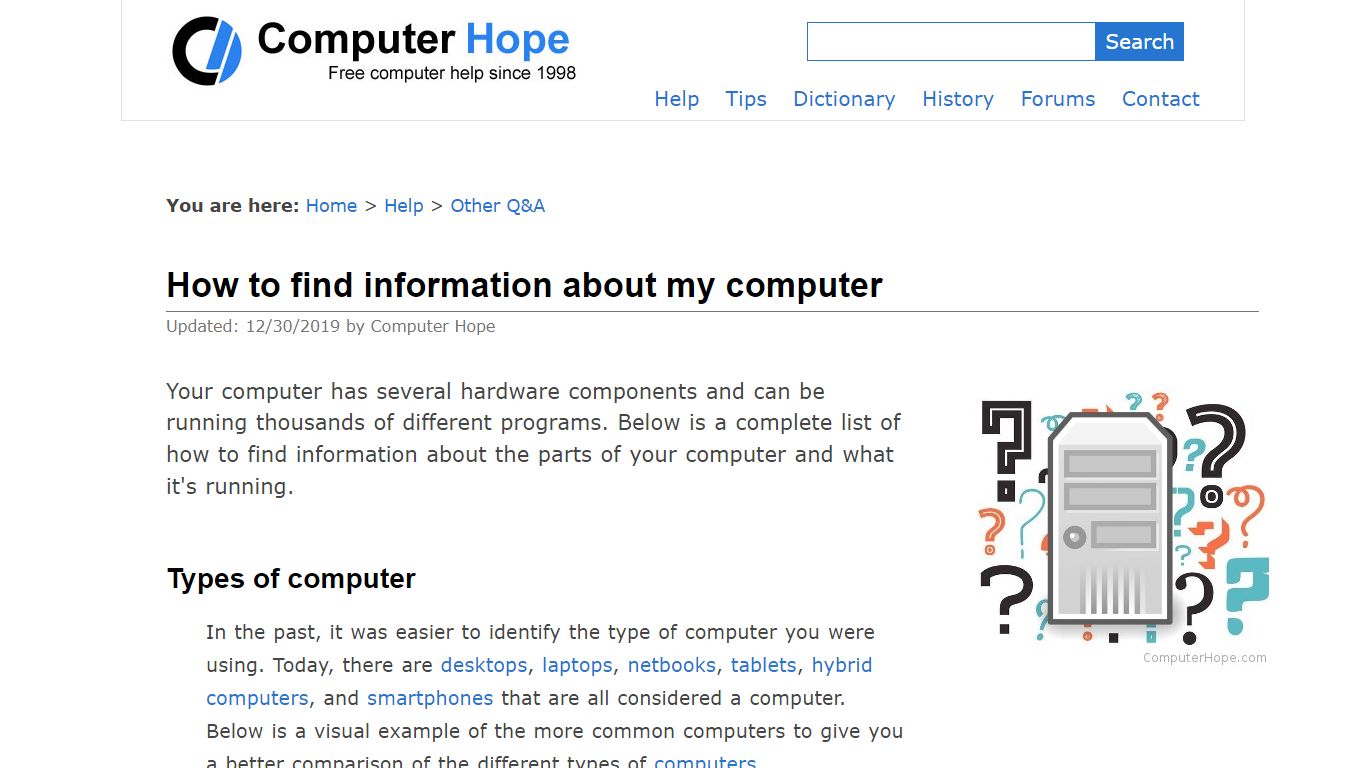 How to Find Information About My Computer